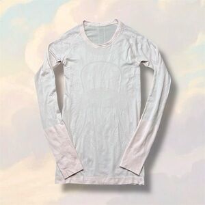 Lululemon baby pink swiftly tech longsleeve
